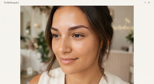 Verheilte Microblading-Augenbrauen