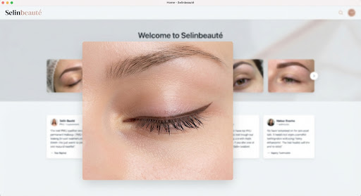 Dezenter permanenter Eyeliner am Wimpernkranz